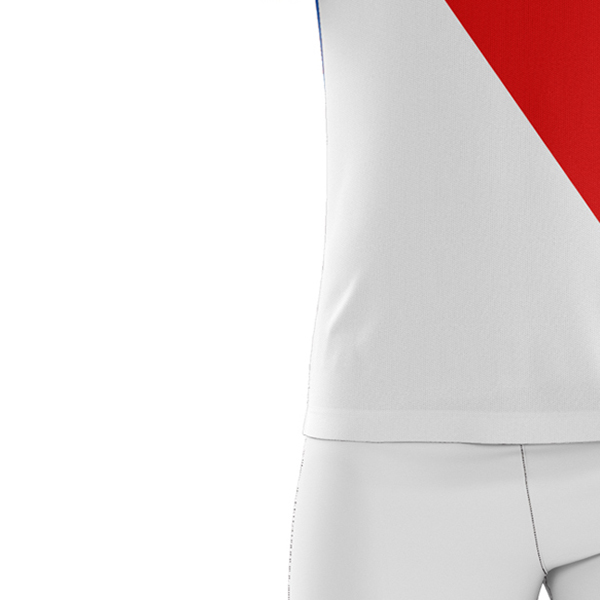 White Red Soccer Uniforms