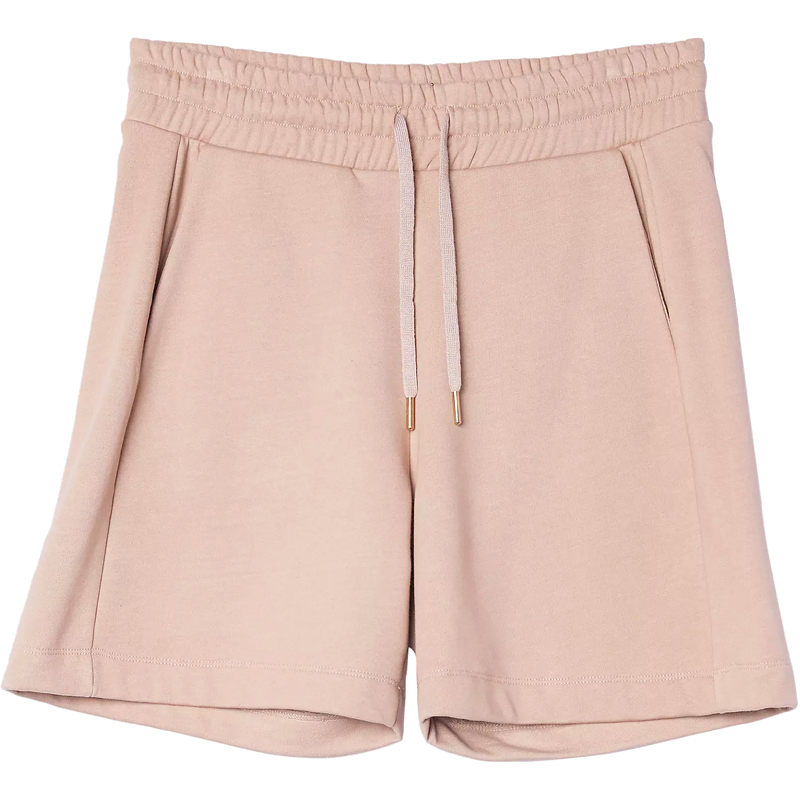 Cotton Blend Sweat Shorts
